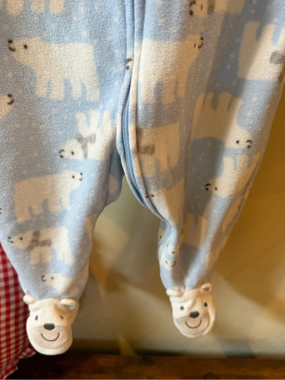 Carter's Baby Boys Footie Pajama Rompers Bundle of 2 Size 6 Months